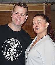 Greg and Lisa Loring as Wednesday